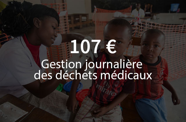 Gestion journalière des déchets médicaux