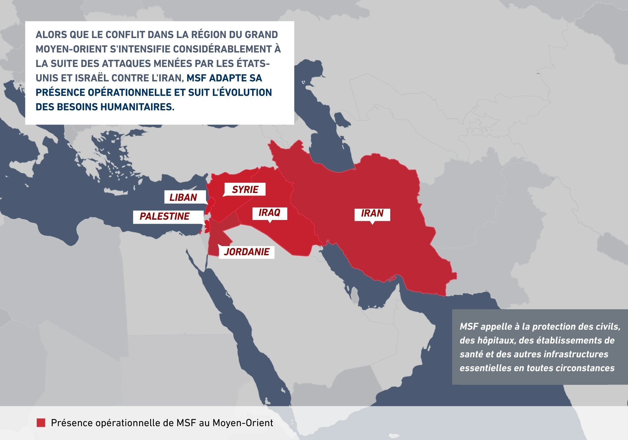 activités MSF au moyen-orient