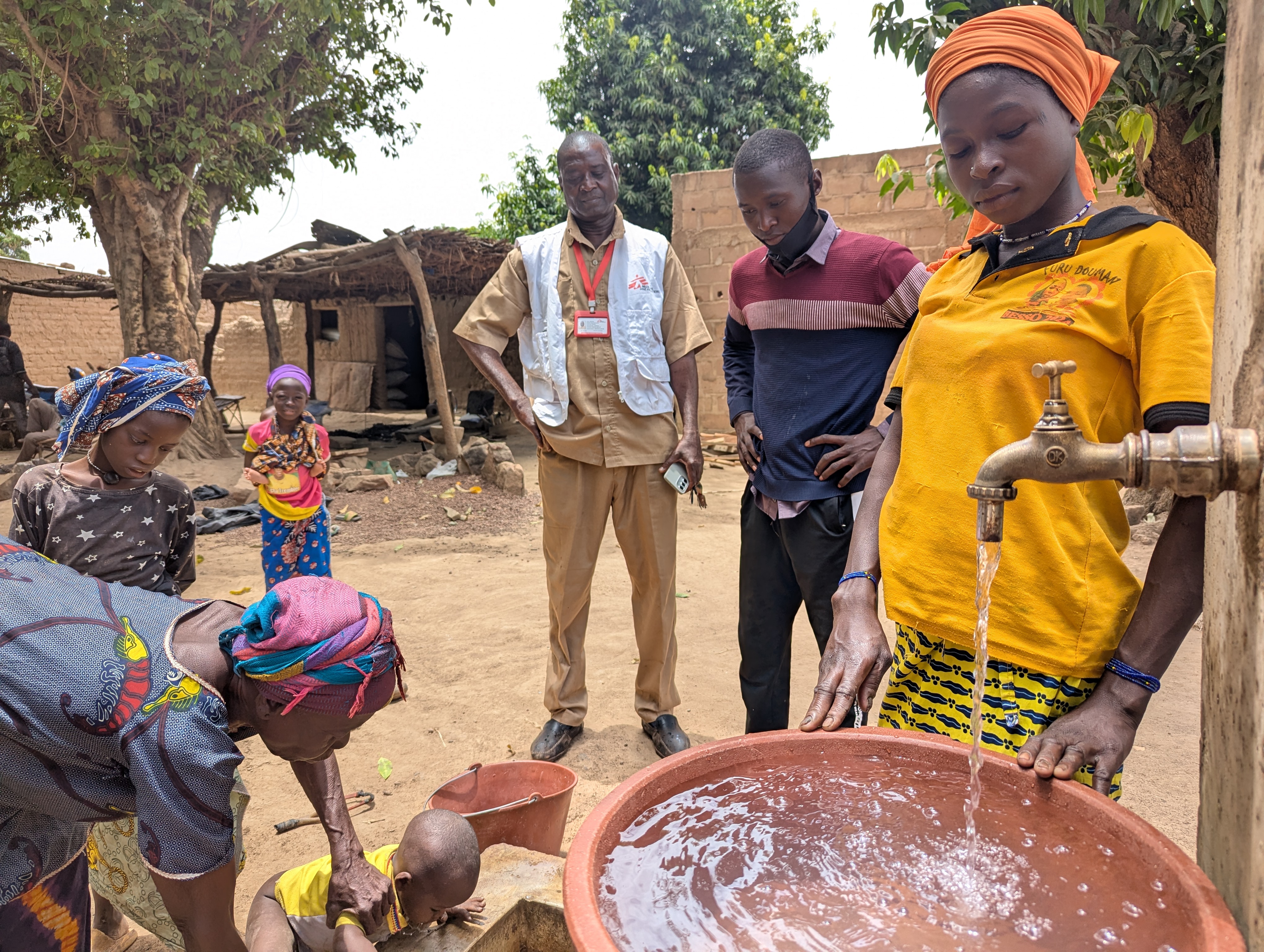 Waterkraan in mali