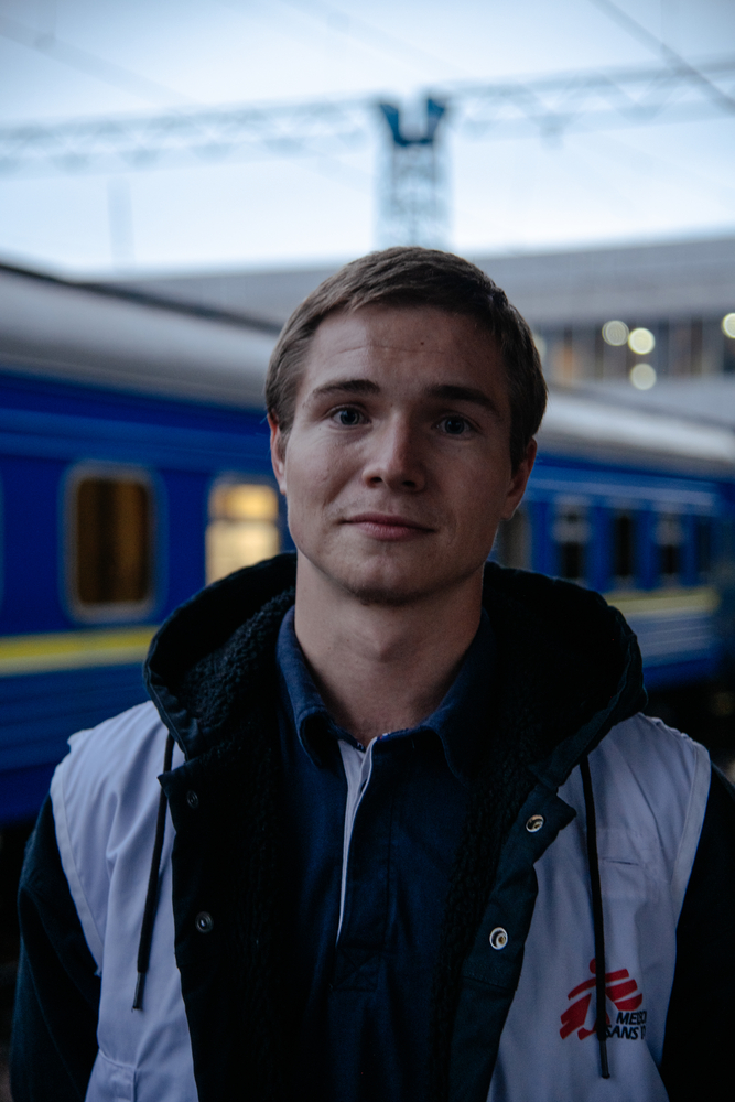 Dokter Borys Potapov evacueerde de patiënten mee van Kharkiv naar Kyiv