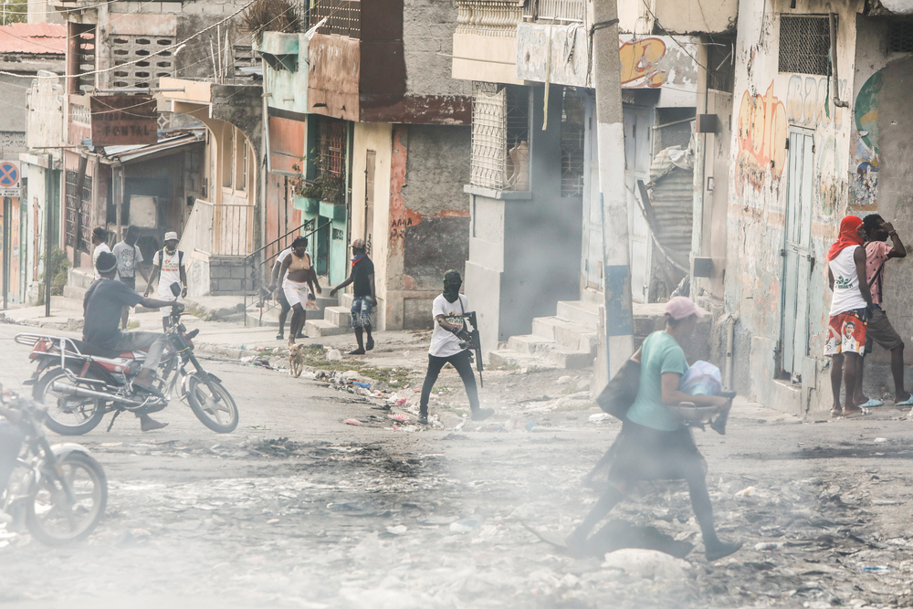 chaos in port-au-prince