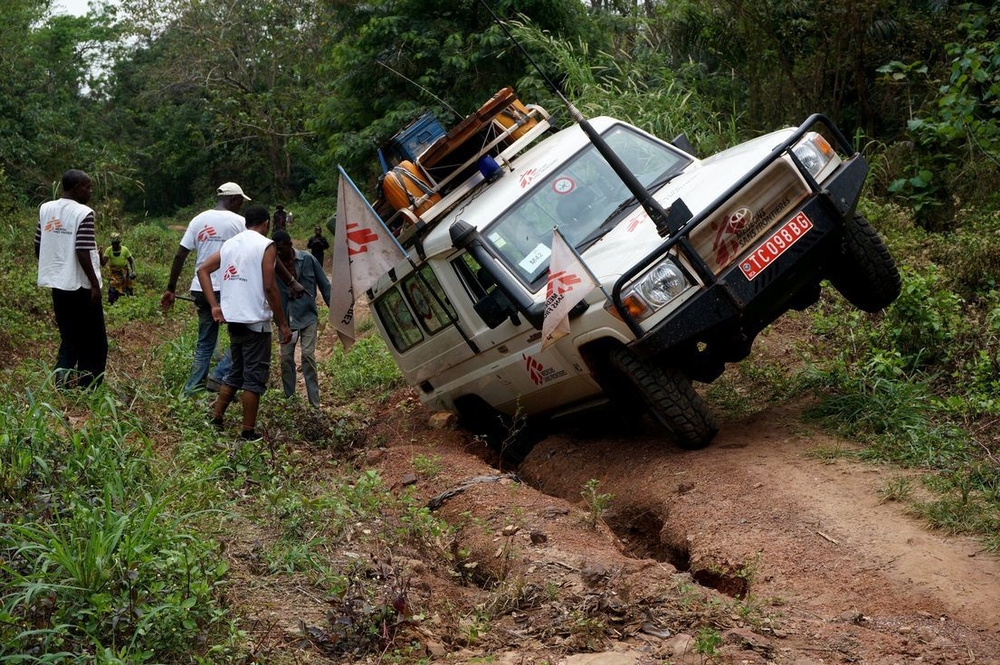 Véhicule MSF © J. Brandt