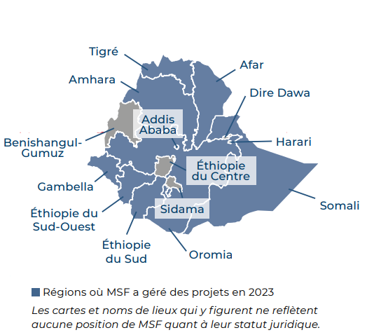 carte Ethopie