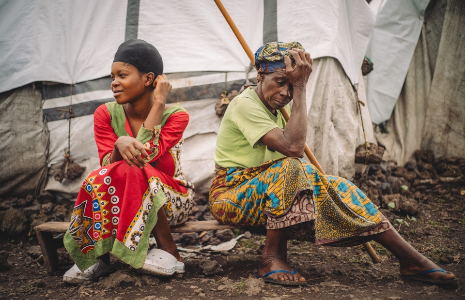 Alice Feza, 19, et Jeanne Nyirarwango, 64