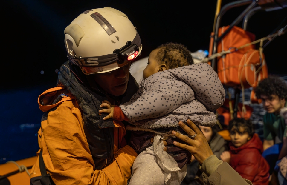 Un bébé est sauvé